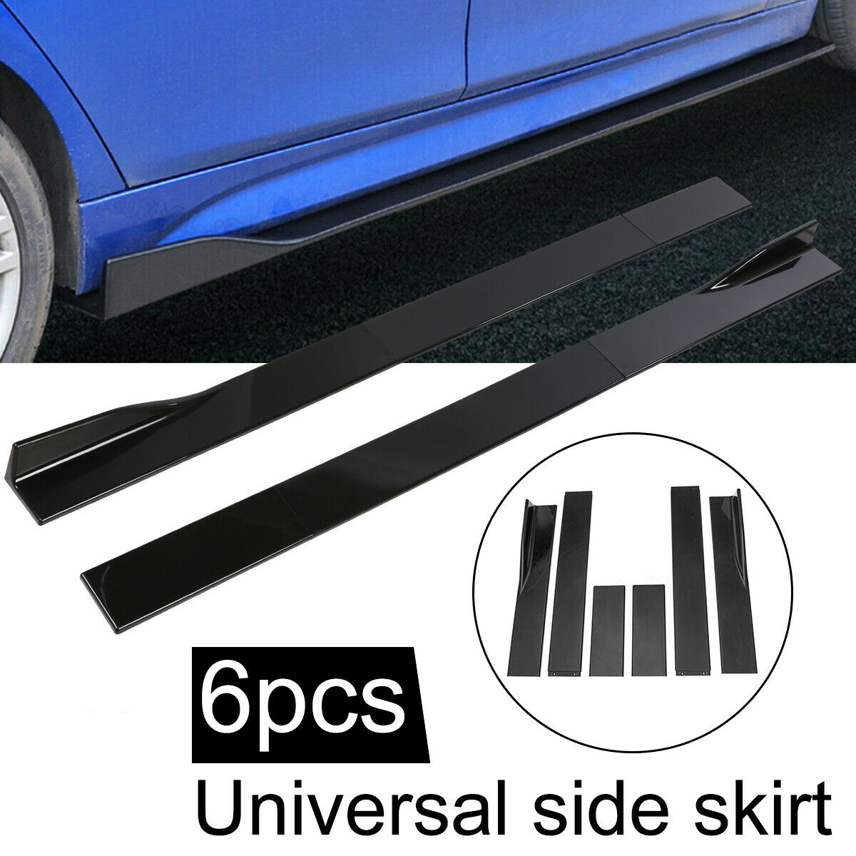 2M Side Skirt Body Kit Rocker Panel Extension Universal– salelink.co.nz