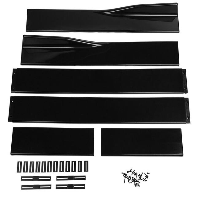 2M Side Skirt Body Kit Rocker Panel Extension Universal