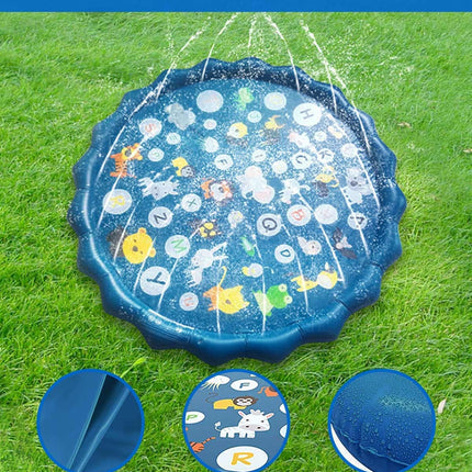 Kids Water Play Mat Sprinkler Splash Pad 170CM