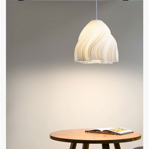 Modern White Lampshade Simple Pendant Light Hanging Lamp