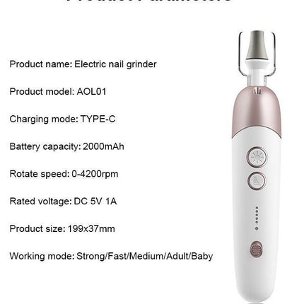 Electric Nail File Kit