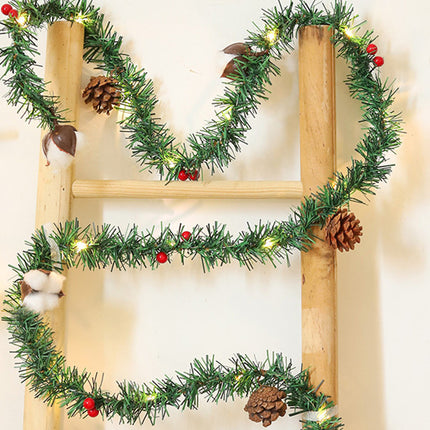 2M Christmas Wreath String Light - salelink.co.nz