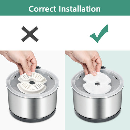 4PCS Filter for Pet Cat Water Fountain Feeder - salelink.co.nz