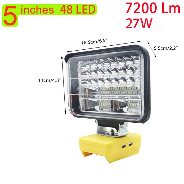 5inch LED Work Light for DeWalt Battery