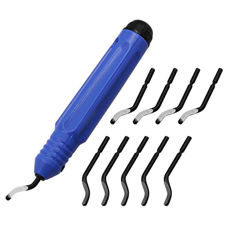 Metal Deburring Tool with 10Pcs Blades