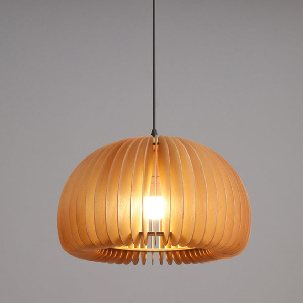 30cm Wood Pendant Light Modern Hanging Lamp Lighting