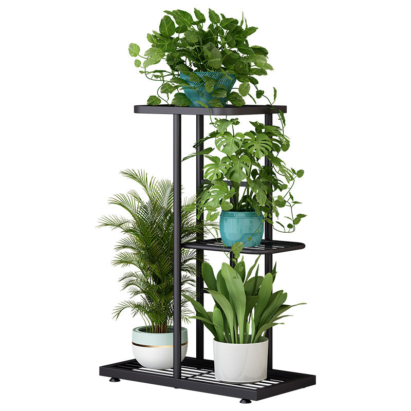 3 Layer Flower Stand Plant Shelf - Dark Grey