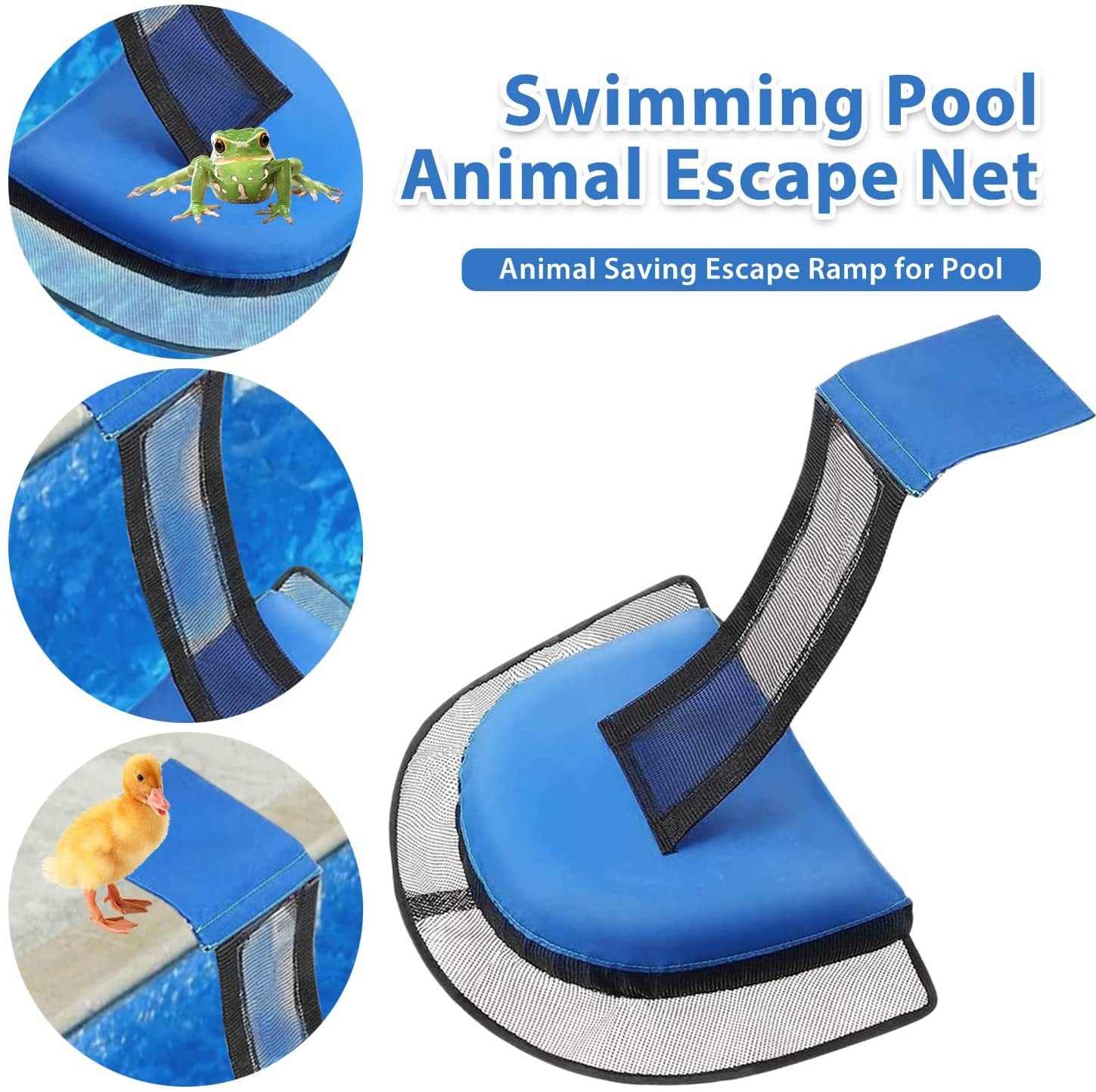 Swimming Pool Rescue Critter Animal Save Escape Ramp Swimline Frog Log ...