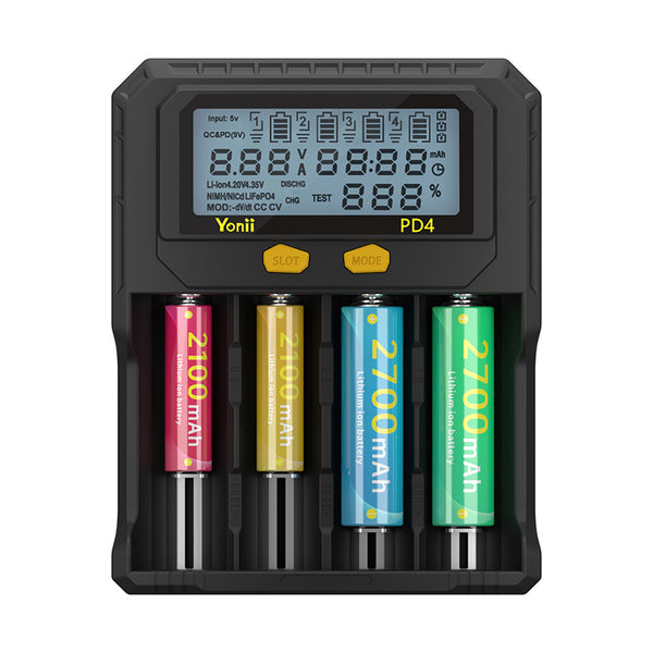 Smart Battery Charger 4 Slots