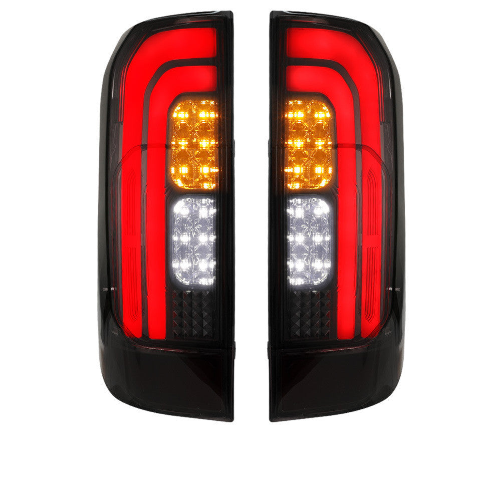 LED Tail Lights For NISSAN NAVARA NP300 D23 2015-UP Smoked Black Rear Lamp