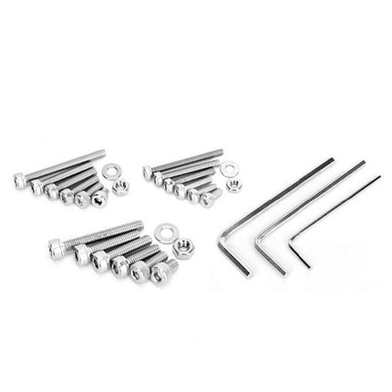 1080Pcs M2 M3 M4 Hex Button Head Socket Screw Stainless Steel - salelink.co.nz