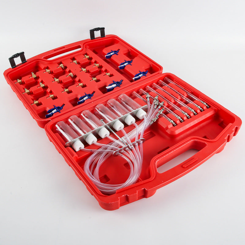 Diesel Flow Meter Adapter Set 6-cilinder Injector Detector Common Rail Leak Off Test Kit Flowmeter Diesel Flow Meter Adapter Set 6-cilinder Injector Detector Common Rail Leak Off Test Kit Flowmeter