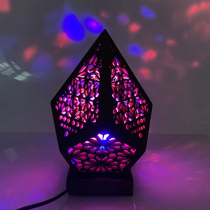 Hollow Desk Table Lamp Night Light - salelink.co.nz