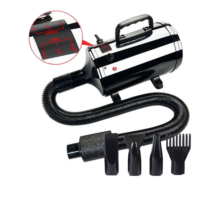 Pet Dog Hair Dryer Black - salelink.co.nz