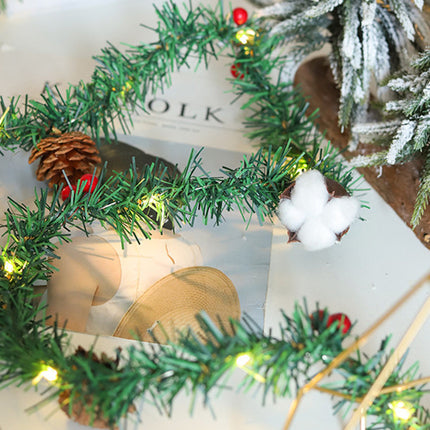 2M Christmas Wreath String Light - salelink.co.nz