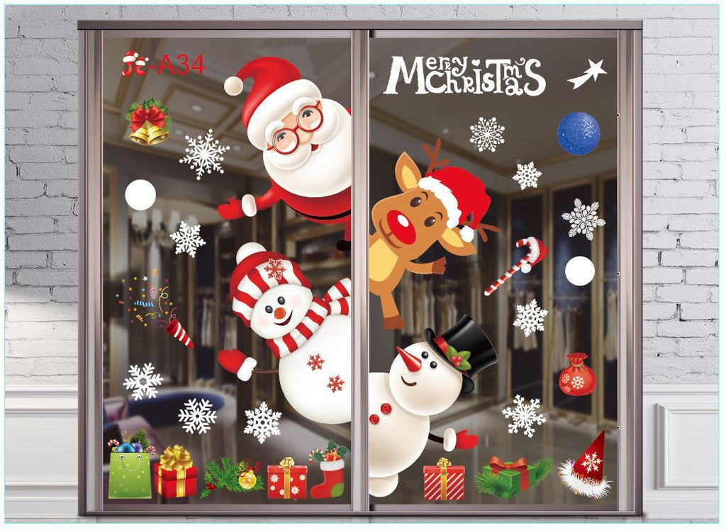 Christmas Window Stickers Decoration