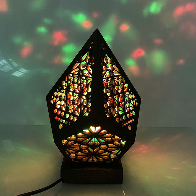 Hollow Desk Table Lamp Night Light - salelink.co.nz