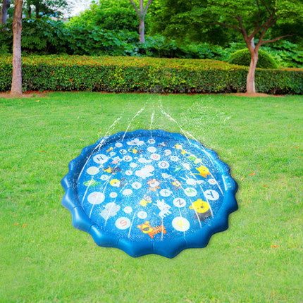 Kids Water Play Mat Sprinkler Splash Pad 170CM