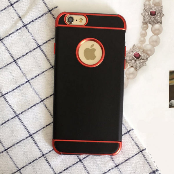 iPhone 6 6S Plus Case Plating TPU Soft Gel Cover - salelink.co.nz