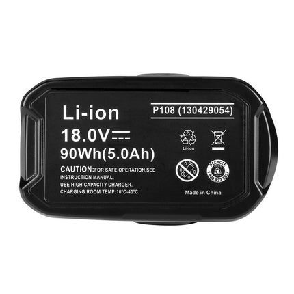 18V RYOBI Replacement Battery 5000mAh - salelink.co.nz