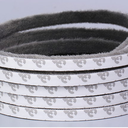 5m Weather Draught Excluder Brush Strip Window Door Seal Tape Self-adhesive - salelink.co.nz