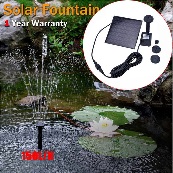 Solar Power Fountain Garden Pond Water Pump