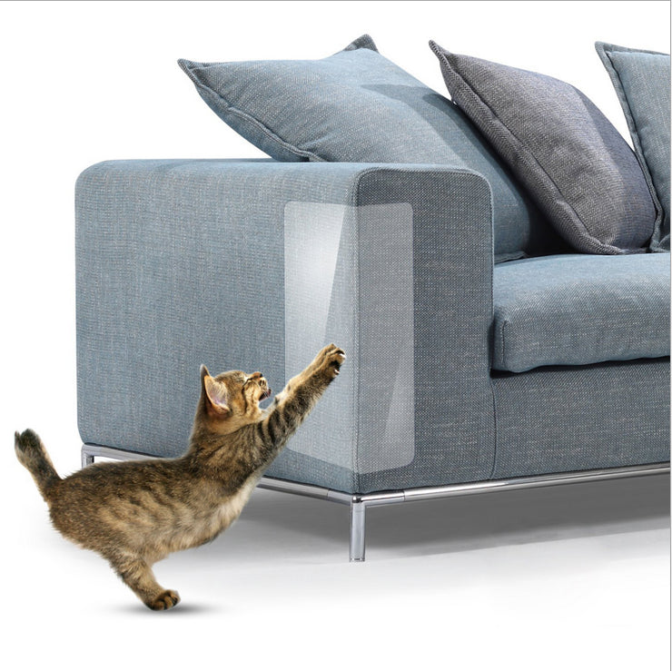 4PCS Pet Cat Anti Scratch Guard Mat Cat Scratching Post Furniture Sofa Protector