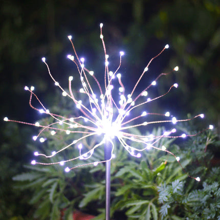 2 Pack Solar LED Firework Garden Light Waterproof LED Outdoor - salelink.co.nz