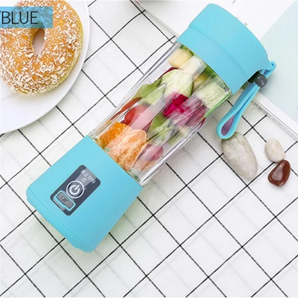 Electric Juicer Bottle Fruit Blender Mixer with 6 Vanes - salelink.co.nz