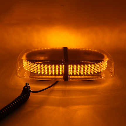 Amber 240 LED Beacon Strobe Emergency Flashing Light Warning Lamp Truck - salelink.co.nz