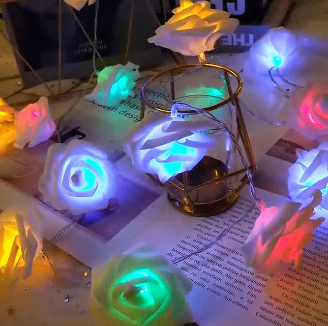 3Meters 30LED Rose Flower String Lights - salelink.co.nz