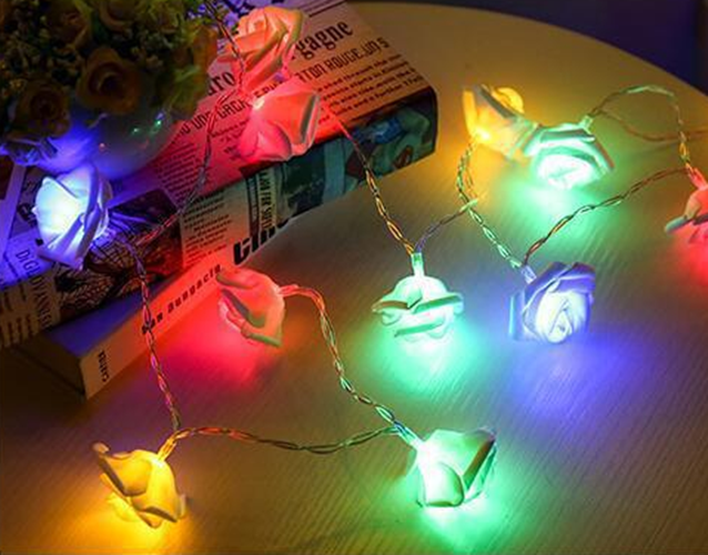 3Meters 30LED Rose Flower String Lights - salelink.co.nz