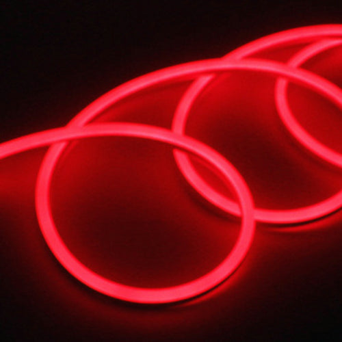 Red Modern DC 12V Flex LED Strip Neon Rope Light Silicone Indoor/Outdoor Sign Decor