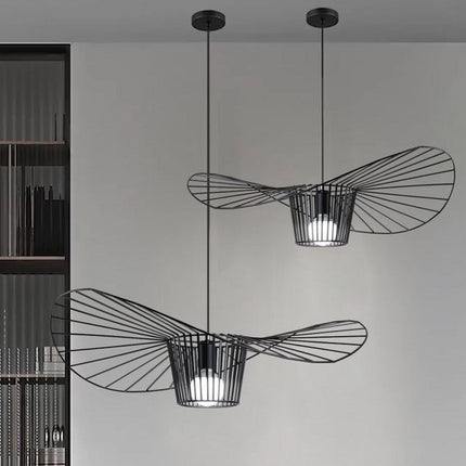 Pendant Light Black Metal Hat Shape Lamp Hanging - salelink.co.nz