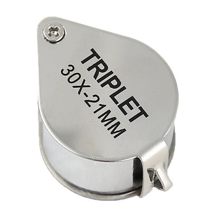 Loupe Magnifier Pocket Jewellers Eye Jewelry Magnifying Glass 30 x 21mm Jewelers - salelink.co.nz