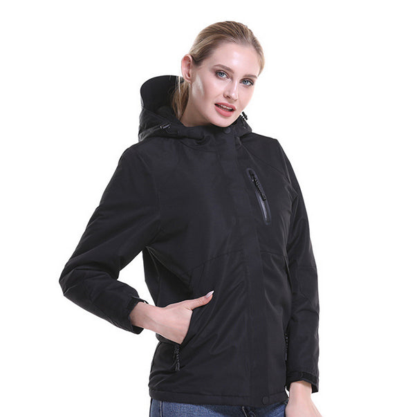 XL Women Electric Heated Jacket Coat Thermal