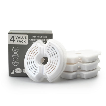 4PCS Filter for Pet Cat Water Fountain Feeder - salelink.co.nz