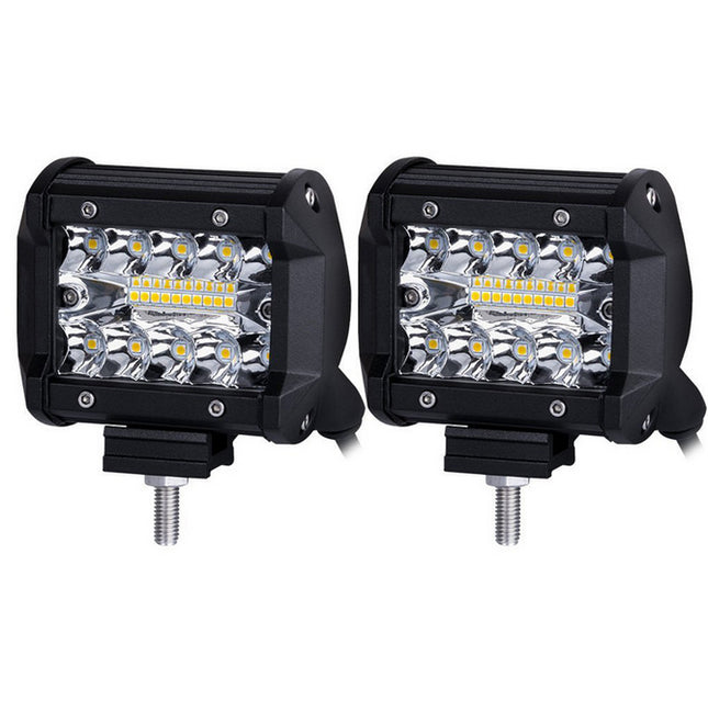 2x 4inch CREE LED Work Light Bar Spot Flood OffRoad Driving Reverse 4x4 Ford - salelink.co.nz