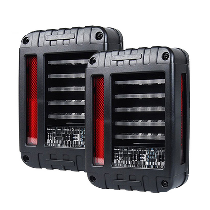 Pair LED Tail Lights Brake Rear Signal Reverse OEM For Jeep Wrangler JK 07-17 - salelink.co.nz