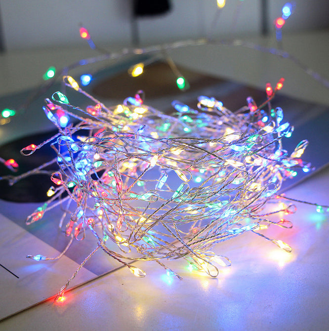 Christmas Fairy String Lights 6M 200LED Firecracker Cluster Starry