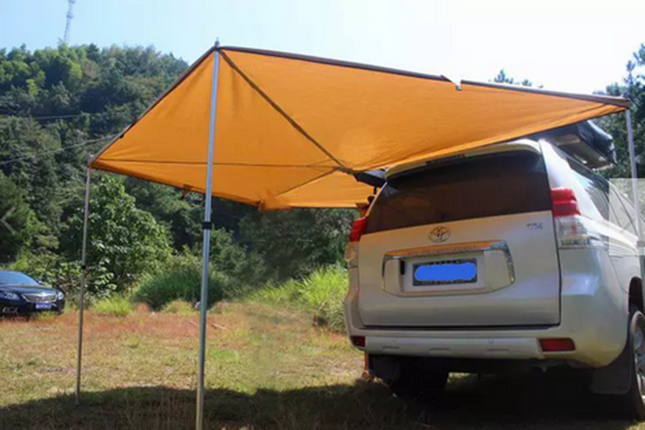 2.5M 270 Degree Wing Batwing Awning Car 4WD SUV Offroad Camping Outdoor 4x4 Shade - salelink.co.nz