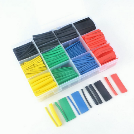 530pcs Heat Shrink Tubing Insulation Shrinkable Tube Assortment Electronic - salelink.co.nz