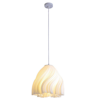 Modern White Lampshade Simple Pendant Light Hanging Lamp - salelink.co.nz