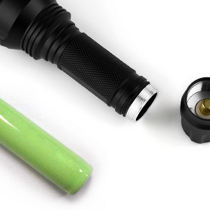 Tactical White Flashlight Hunting Torch Light Camping Lamp Scope Mount - salelink.co.nz