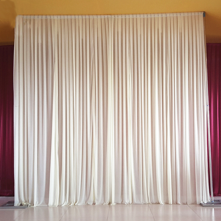 2x2M White Curtain Backdrop Wedding Decorations Background - salelink.co.nz