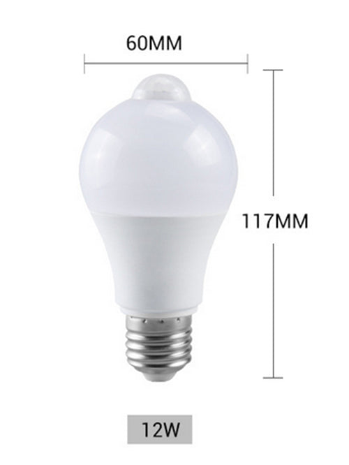 E27 12W Sensor Bulb - Cool White