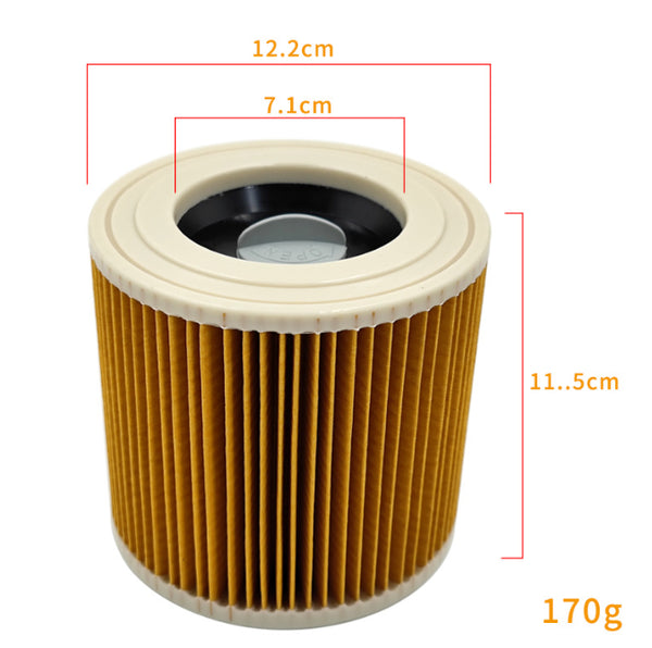 Cartridge Filter fits Karcher WD WD2 WD3 Series Wet & Dry Vac Vacuum Cleaner