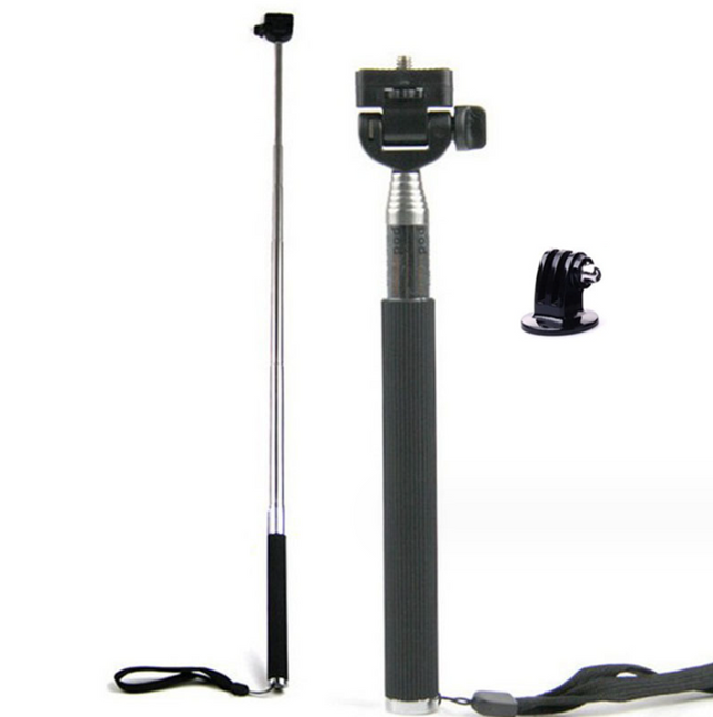 Extendable Pole Monopod Tripod Adapter for GoPro - salelink.co.nz