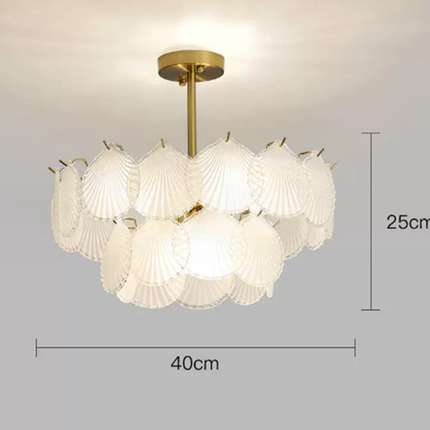 Vintage Pendant Light Glass Hanging Lamp