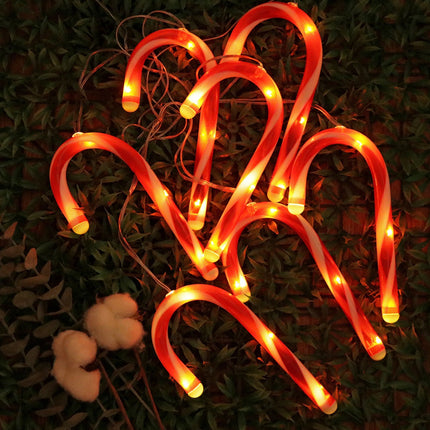 Holiday Christmas Xmas Candy Cane String Lights - salelink.co.nz